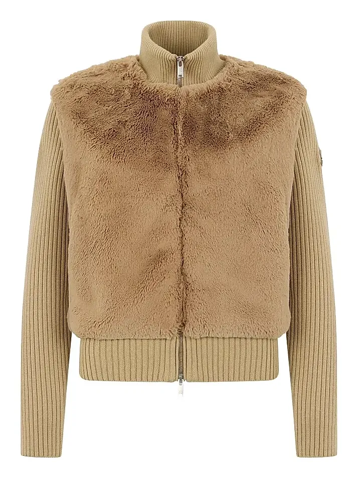 Women's Dua Bunny Wool-Cashmere Zip Cardigan Women's Dua Bunny Wool-Cashmere Zip Cardigan