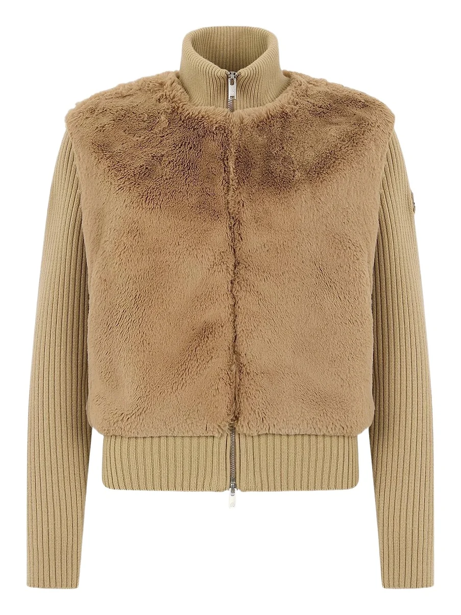 Women's Dua Bunny Wool-Cashmere Zip Cardigan Women's Dua Bunny Wool-Cashmere Zip Cardigan