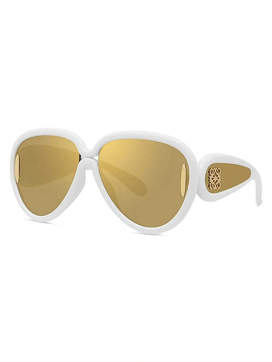 Loewe Men's x Paula's Ibiza 65MM Wave Mask Pilot Sunglasses | Image 1 Loewe Men's x Paula's Ibiza 65MM Wave Mask Pilot Sunglasses | Image 1