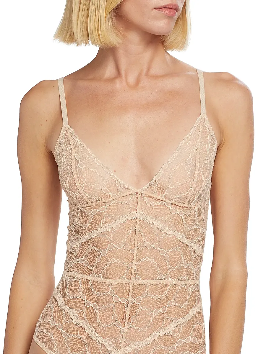 Kiki de Montparnasse Women's Mon Cheri Sheer Lace Bodysuit | Thumbnail 5