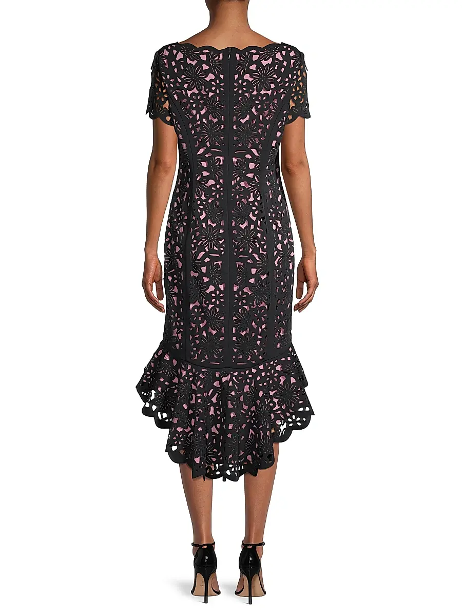 Shani Women's High-Low Crepe Dress | Thumbnail 5 Shani Women's High-Low Crepe Dress | Thumbnail 5
