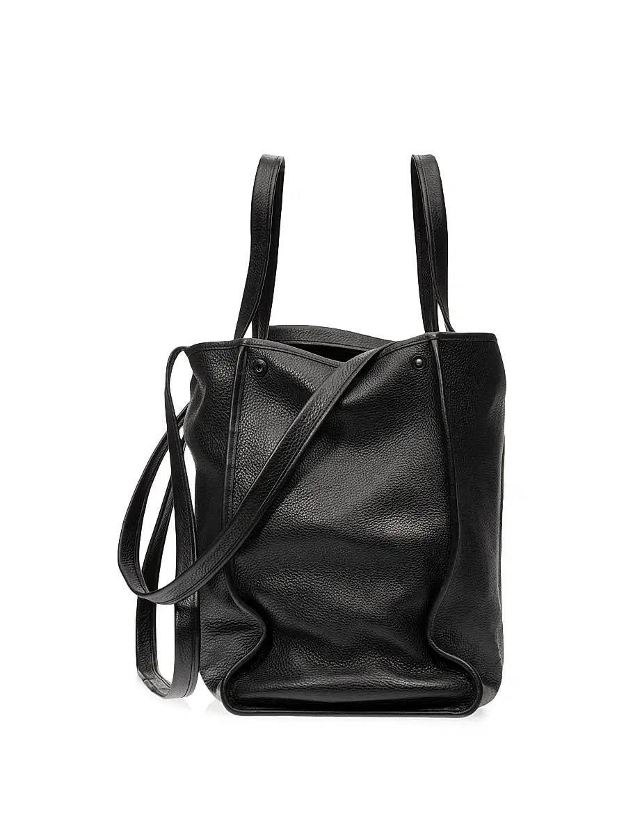 TELFAR Men's Large Pebbled Leather Carry Bag | Thumbnail 2 TELFAR Men's Large Pebbled Leather Carry Bag | Thumbnail 2