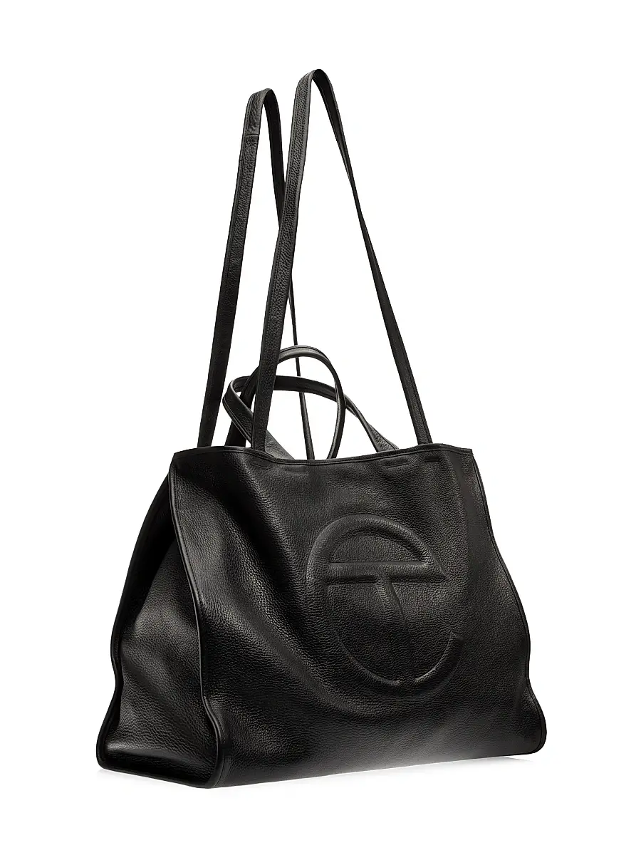 TELFAR Men's Large Pebbled Leather Carry Bag | Thumbnail 5 TELFAR Men's Large Pebbled Leather Carry Bag | Thumbnail 5