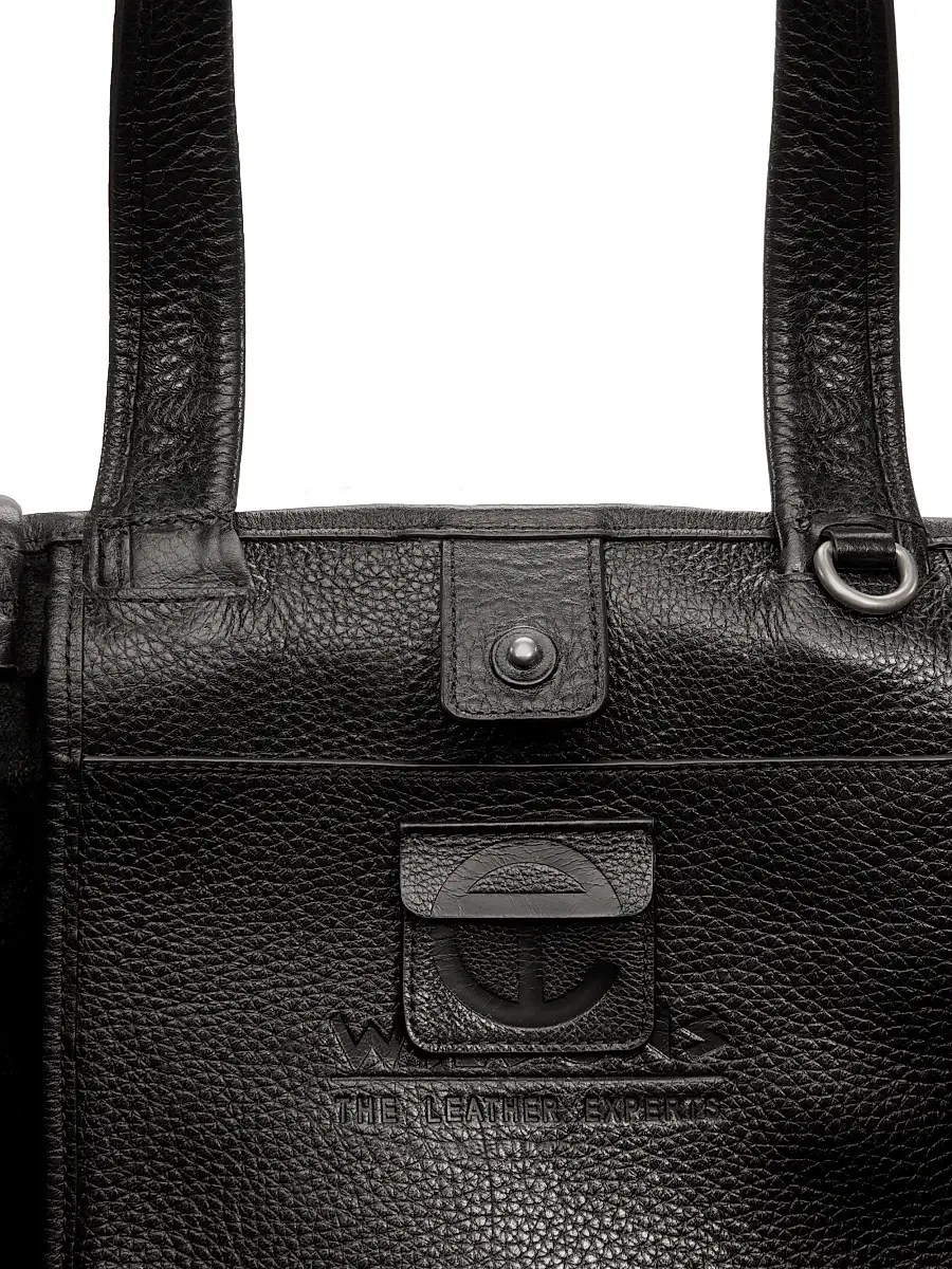 TELFAR Men's Large Pebbled Leather Carry Bag | Thumbnail 6 TELFAR Men's Large Pebbled Leather Carry Bag | Thumbnail 6
