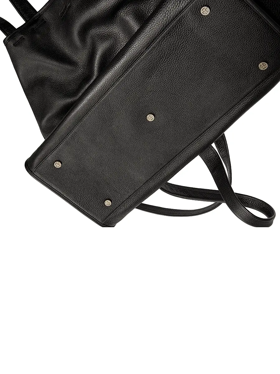 TELFAR Men's Large Pebbled Leather Carry Bag | Thumbnail 9 TELFAR Men's Large Pebbled Leather Carry Bag | Thumbnail 9