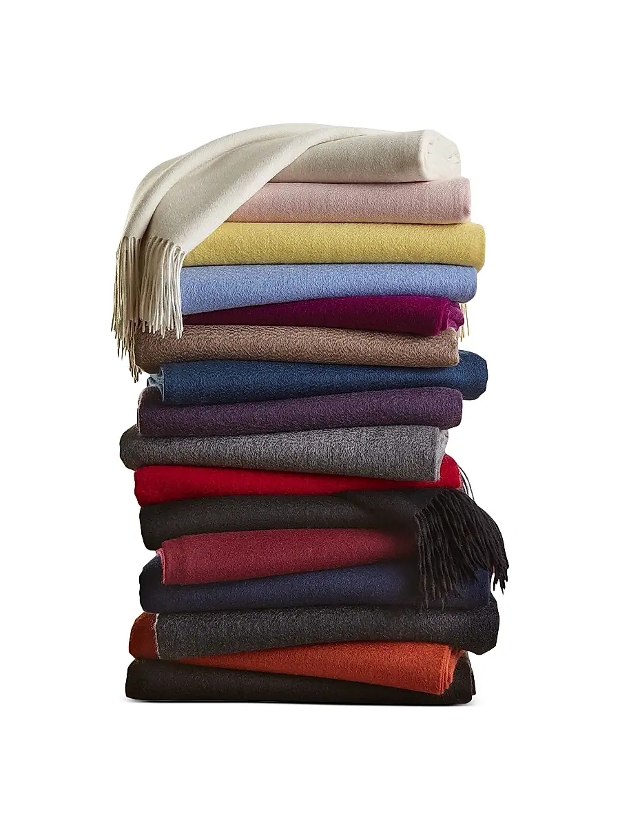 Sofia Cashmere Fringed Cashmere Throw Blanket | Thumbnail 3 Sofia Cashmere Fringed Cashmere Throw Blanket | Thumbnail 3
