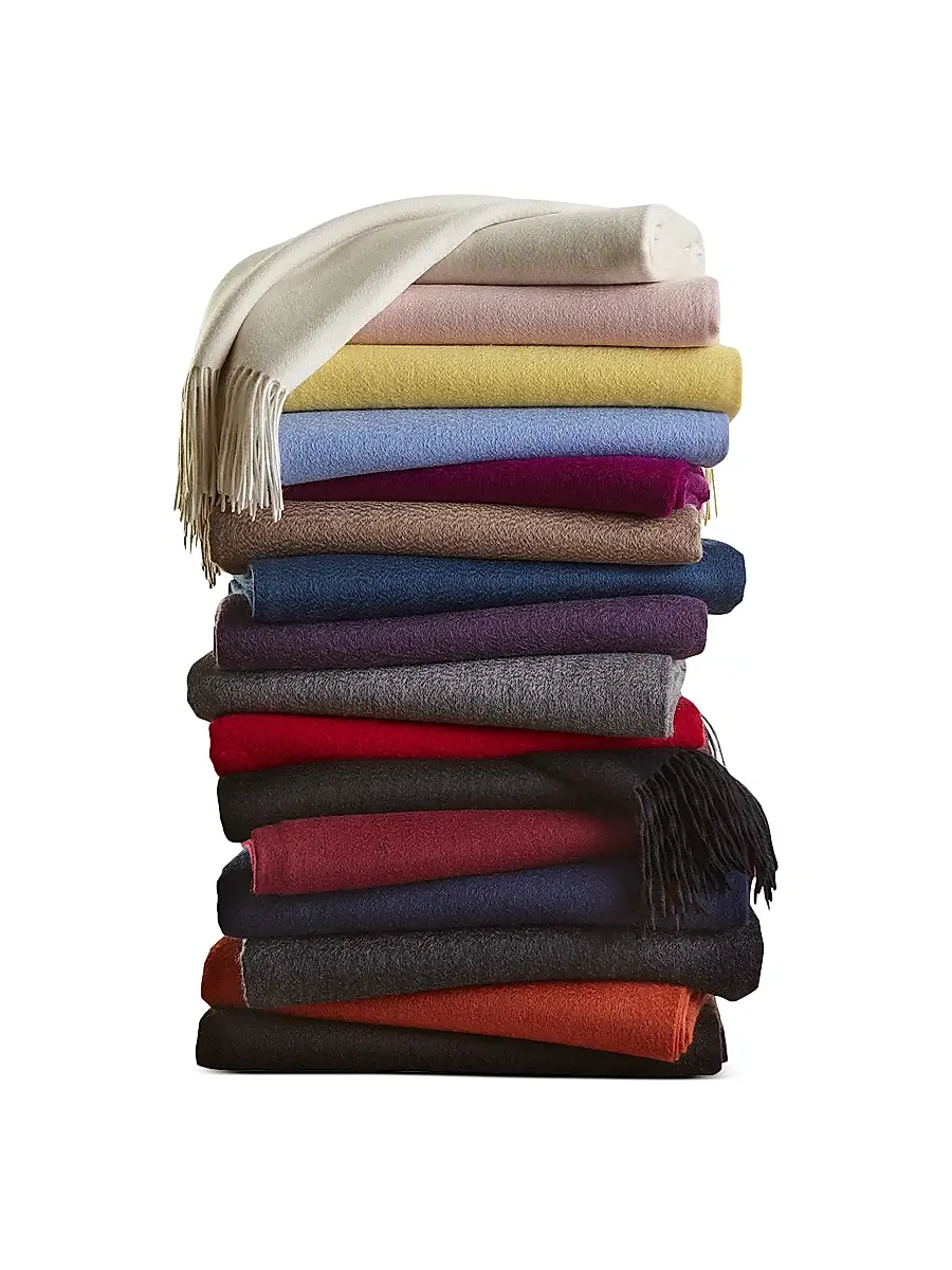 Sofia Cashmere Fringed Cashmere Throw Blanket | Thumbnail 5 Sofia Cashmere Fringed Cashmere Throw Blanket | Thumbnail 5