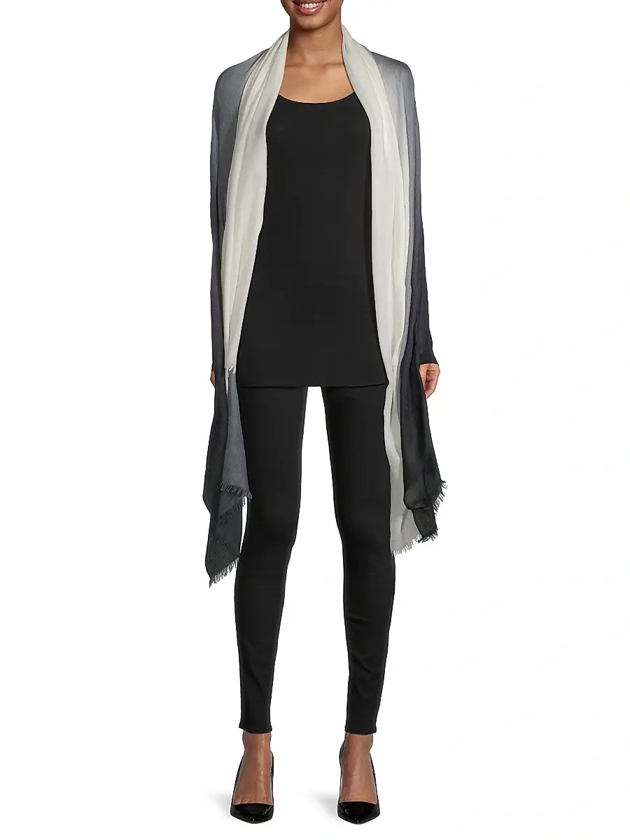 Sofia Cashmere Women's Ombré CashmereScarf | Thumbnail 2