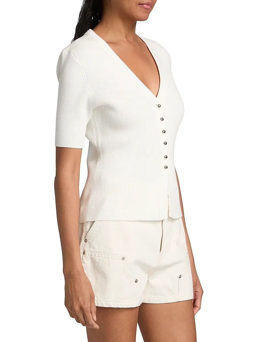 Toccin Women's Charity Rib-Knit Cardigan | Thumbnail 4 Toccin Women's Charity Rib-Knit Cardigan | Thumbnail 4
