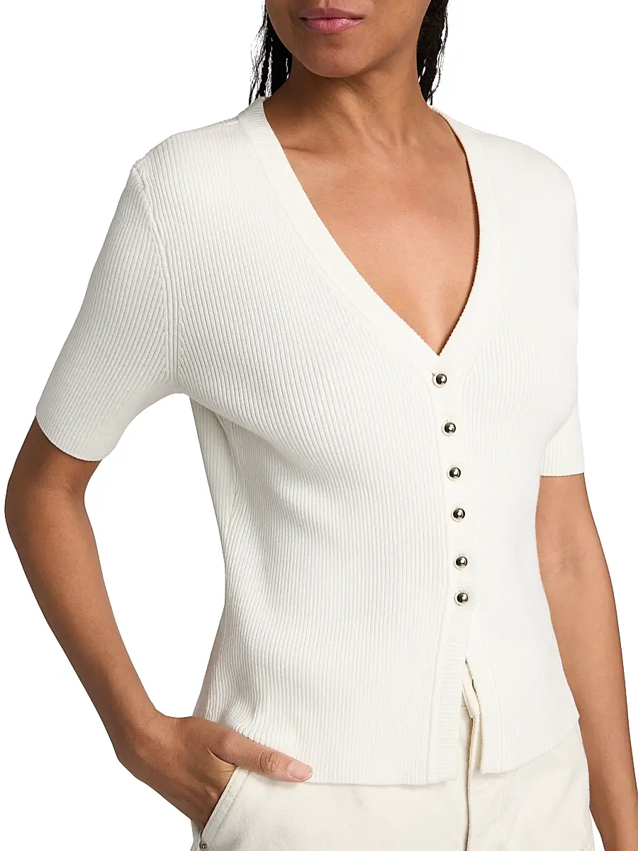 Toccin Women's Charity Rib-Knit Cardigan | Thumbnail 6 Toccin Women's Charity Rib-Knit Cardigan | Thumbnail 6