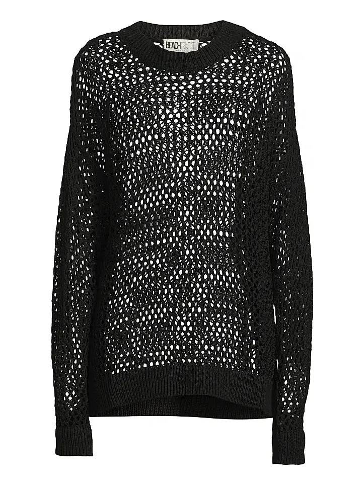 BEACH RIOT Women's Hilary Cotton-Blend Knit Sweater