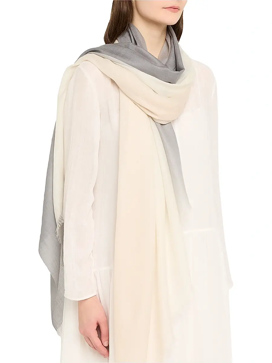 Sofia Cashmere Women's Ombré CashmereScarf | Thumbnail 4 Sofia Cashmere Women's Ombré CashmereScarf | Thumbnail 4