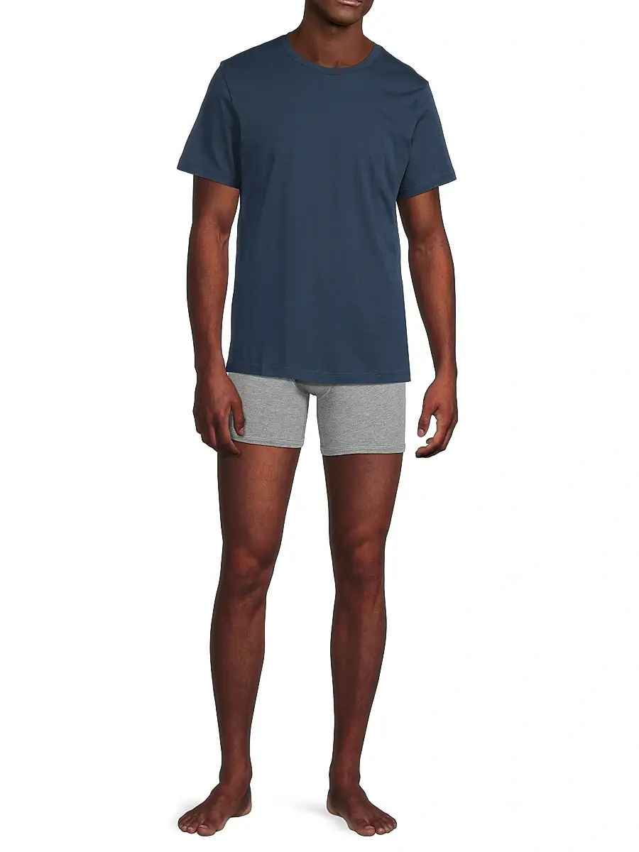 Mack Weldon Men's 3-Pack Cotton Crewneck T-Shirt | Thumbnail 2 Mack Weldon Men's 3-Pack Cotton Crewneck T-Shirt | Thumbnail 2