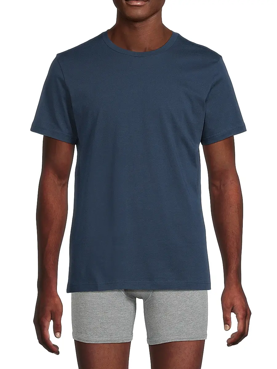 Mack Weldon Men's 3-Pack Cotton Crewneck T-Shirt | Thumbnail 3 Mack Weldon Men's 3-Pack Cotton Crewneck T-Shirt | Thumbnail 3