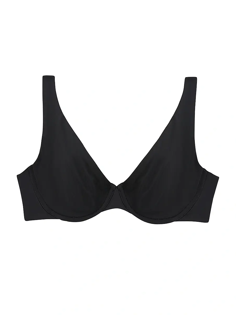 ThirdLove Women's 24/7 Second Skin Unlined Bra - Black | Image 1 ThirdLove Women's 24/7 Second Skin Unlined Bra - Black | Image 1