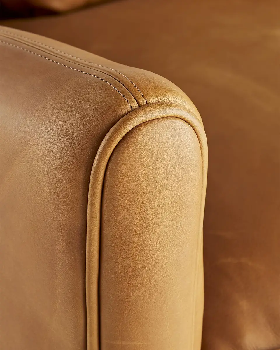 Arteriors Vincent Leather Sofa 80.5" | Thumbnail 4 Arteriors Vincent Leather Sofa 80.5" | Thumbnail 4