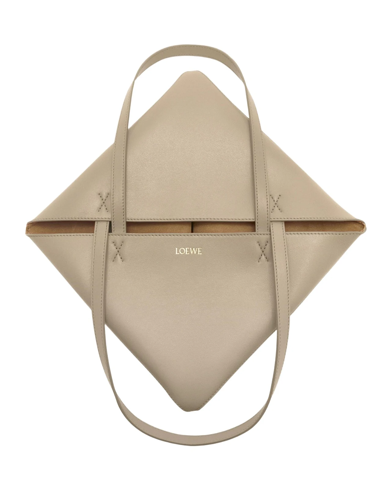 Puzzle Fold Medium Tote Bag in Shiny Leather Puzzle Fold Medium Tote Bag in Shiny Leather