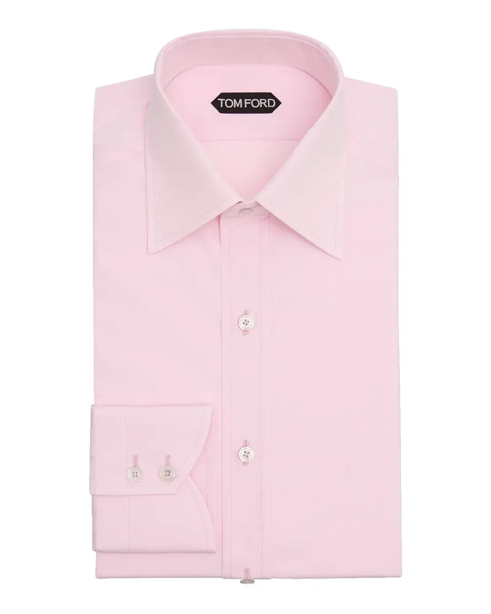 Tom Ford Men's Cotton Dress Shirt | Thumbnail 3 Tom Ford Men's Cotton Dress Shirt | Thumbnail 3
