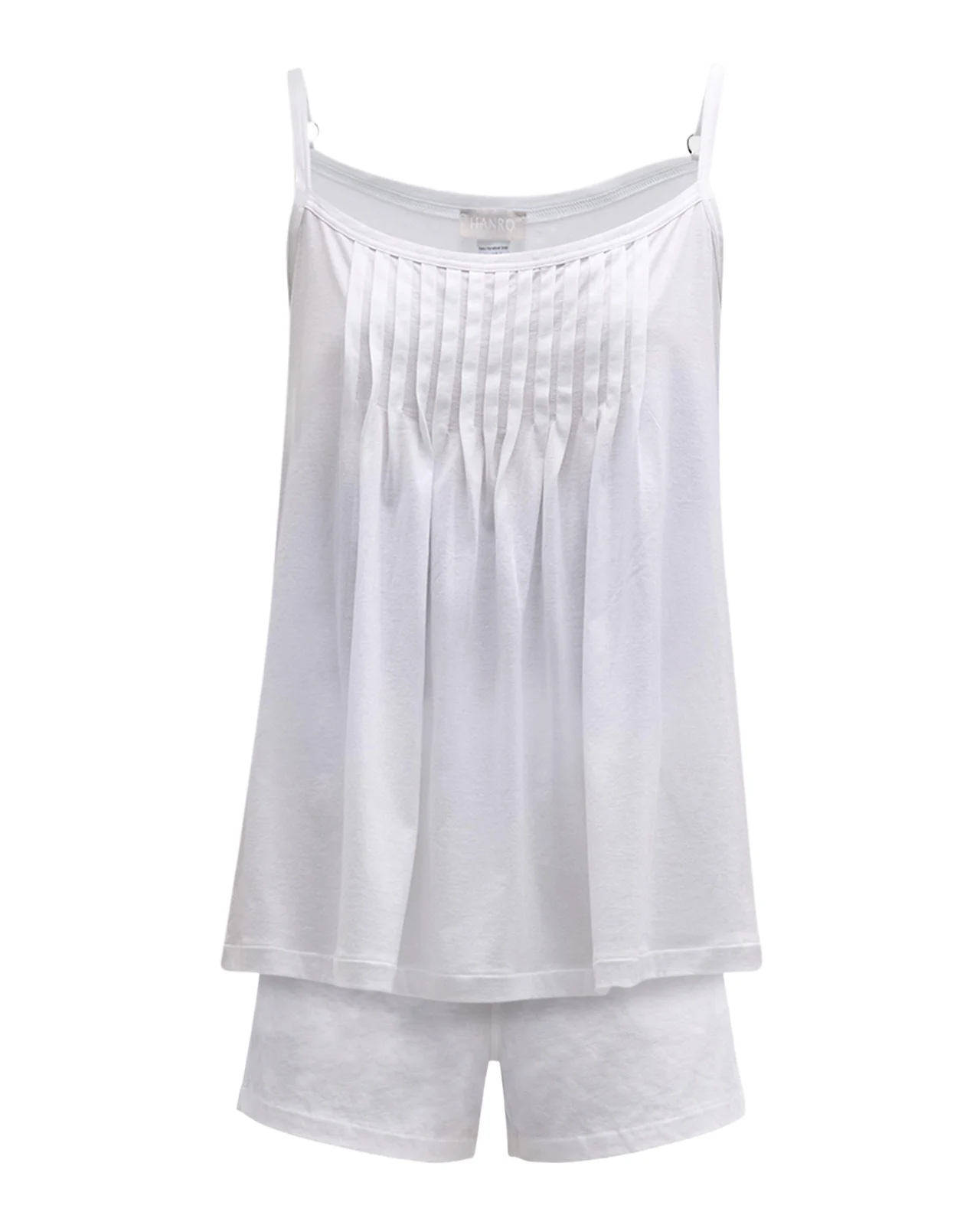 Julia Short Scoop-Neck Pintuck Pajama Set Julia Short Scoop-Neck Pintuck Pajama Set