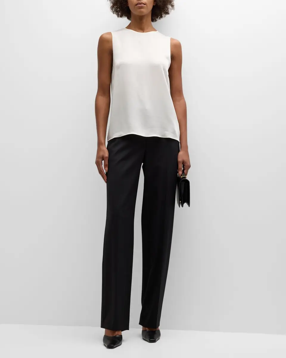 Theory Silk Straight Shell Top | Thumbnail 2