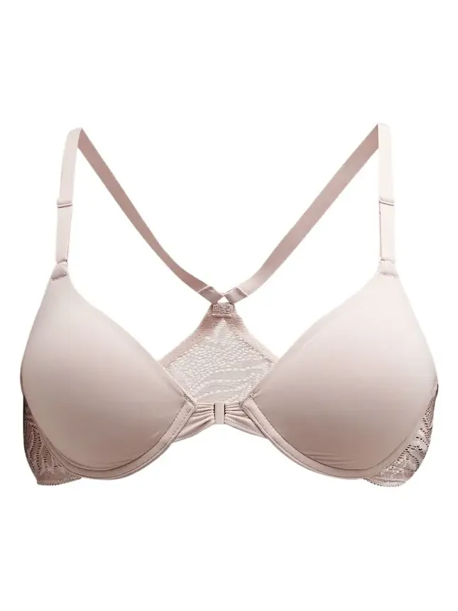 Lush Lace-Back Front-Closure Contour Bra Lush Lace-Back Front-Closure Contour Bra