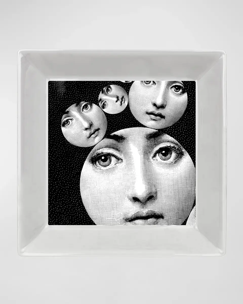 FORNASETTI Square Plate 20 x 20cm - Tema E Variazioni N.242 | Thumbnail 3 FORNASETTI Square Plate 20 x 20cm - Tema E Variazioni N.242 | Thumbnail 3