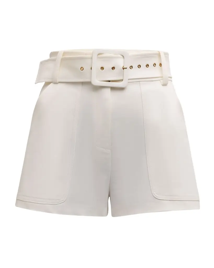 Ramy Brook Kasey Belted Shorts