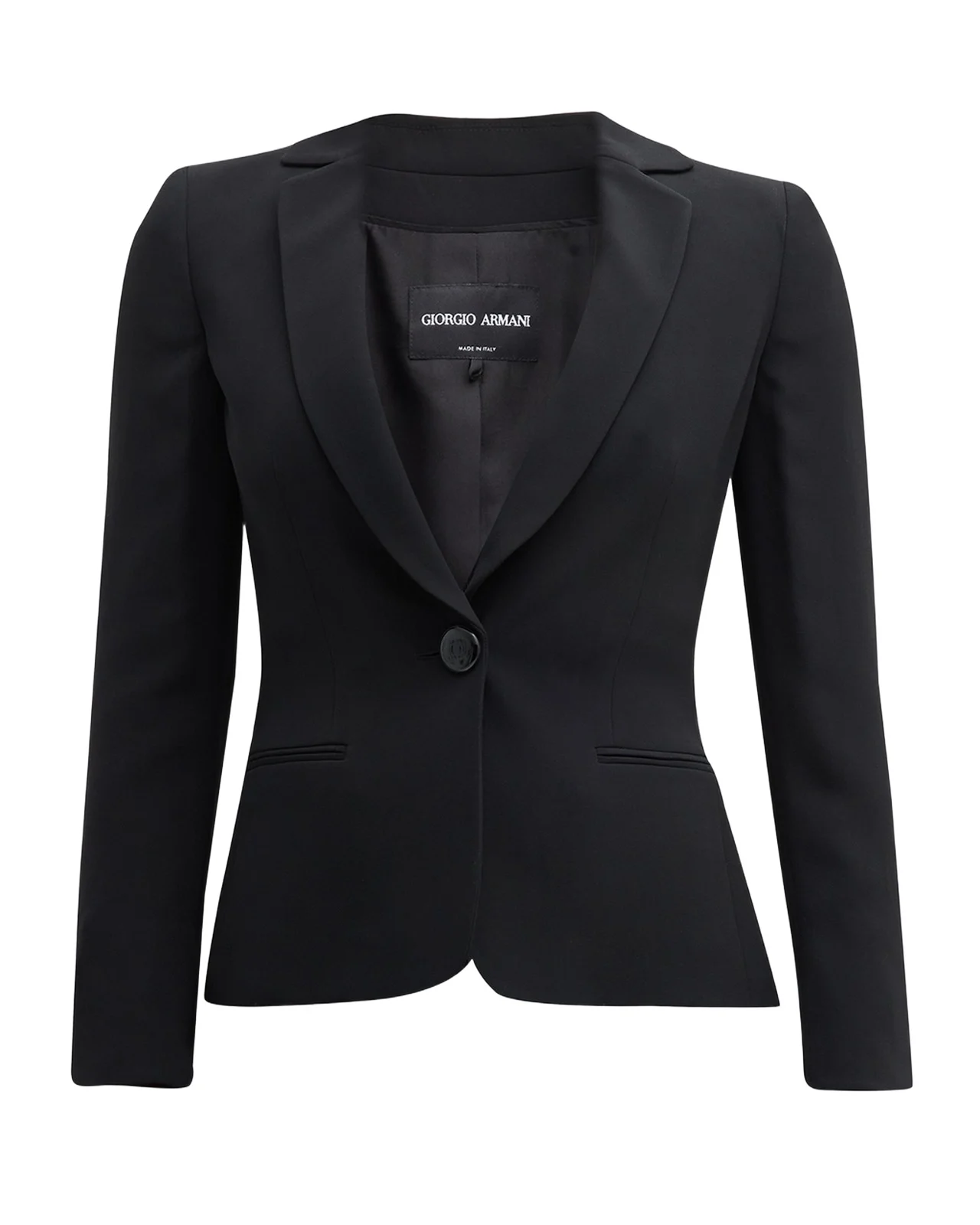 Giorgio Armani Cady Tailored Blazer Jacket
