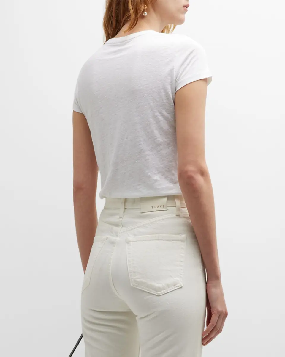 MAJESTIC FILATURES Stretch Linen Crewneck Tee | Thumbnail 2 MAJESTIC FILATURES Stretch Linen Crewneck Tee | Thumbnail 2