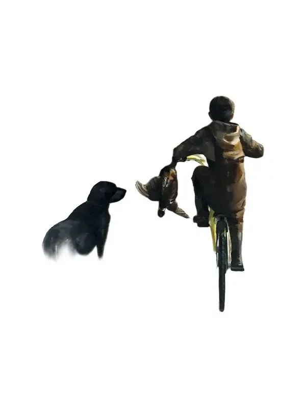 Prestige Arts "Pedaling Home" Giclee