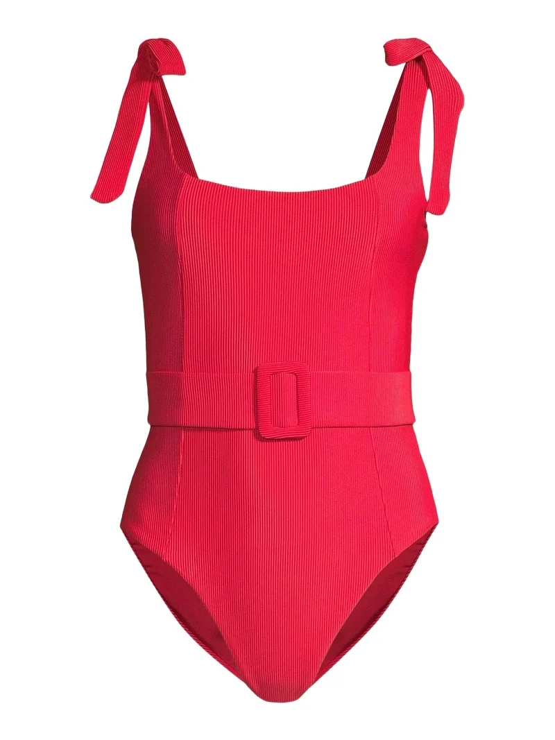 BEACH RIOT Women's Sydney Ribbed One-Piece Swimsuit