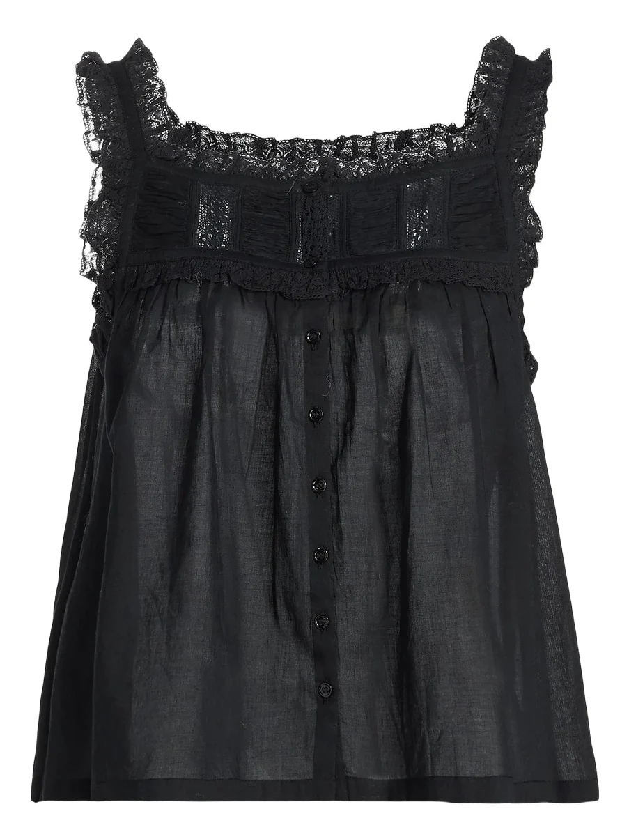 Women's Fidella Lace Cotton Top Women's Fidella Lace Cotton Top