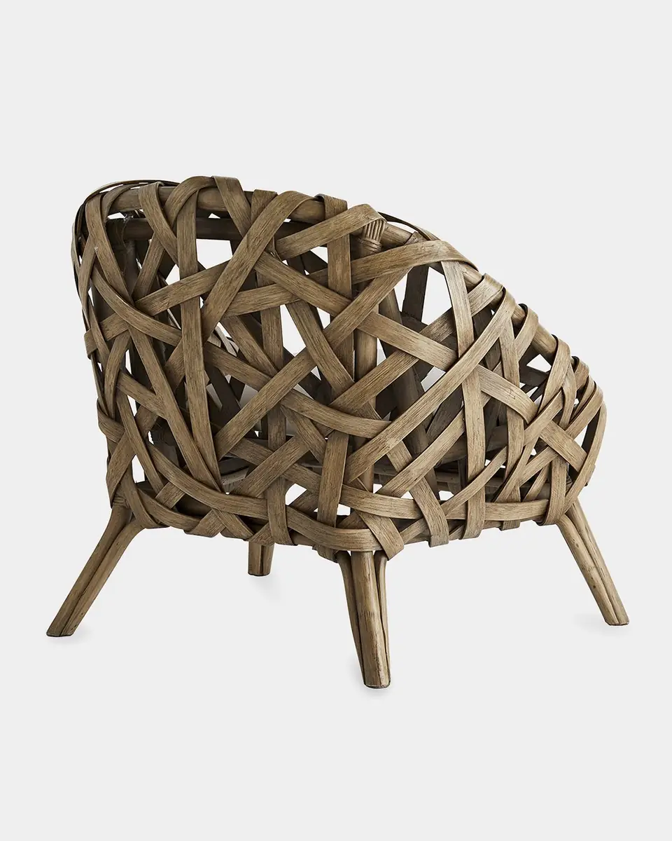 Arteriors Horatio Woven Rattan Chair | Thumbnail 3 Arteriors Horatio Woven Rattan Chair | Thumbnail 3