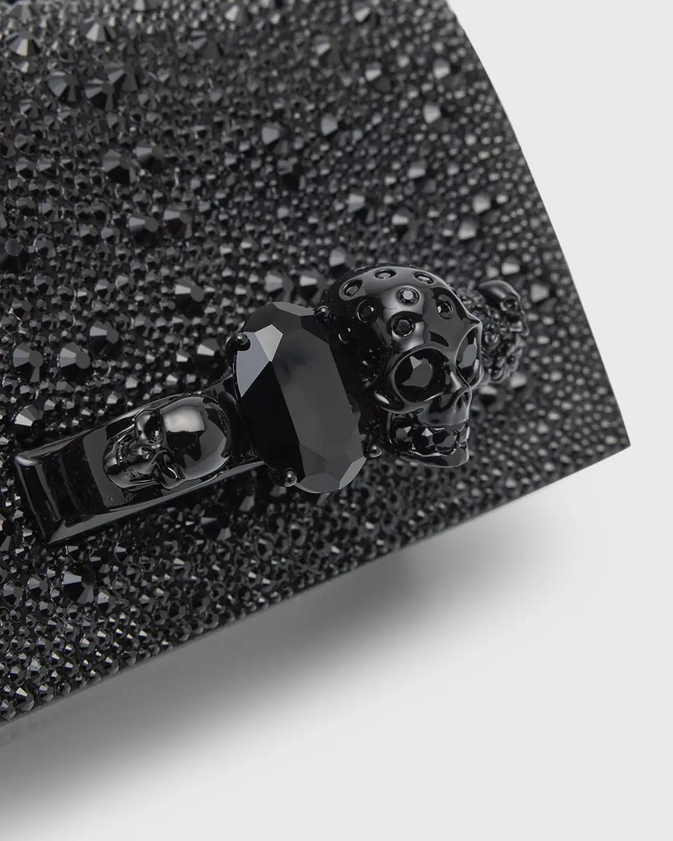 Alexander McQueen Mini Skull Jewel Chain Shoulder Bag | Thumbnail 5