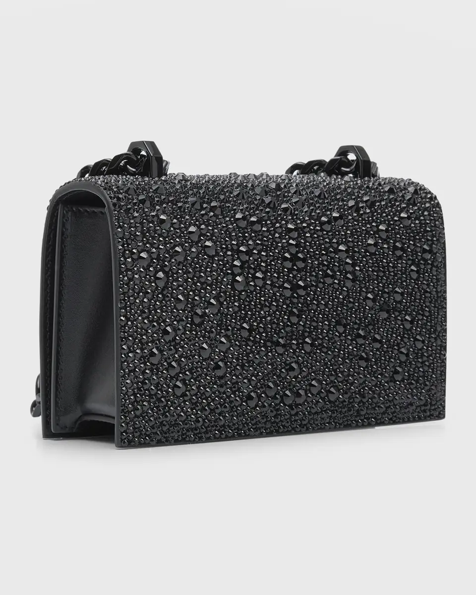 Alexander McQueen Mini Skull Jewel Chain Shoulder Bag | Thumbnail 6