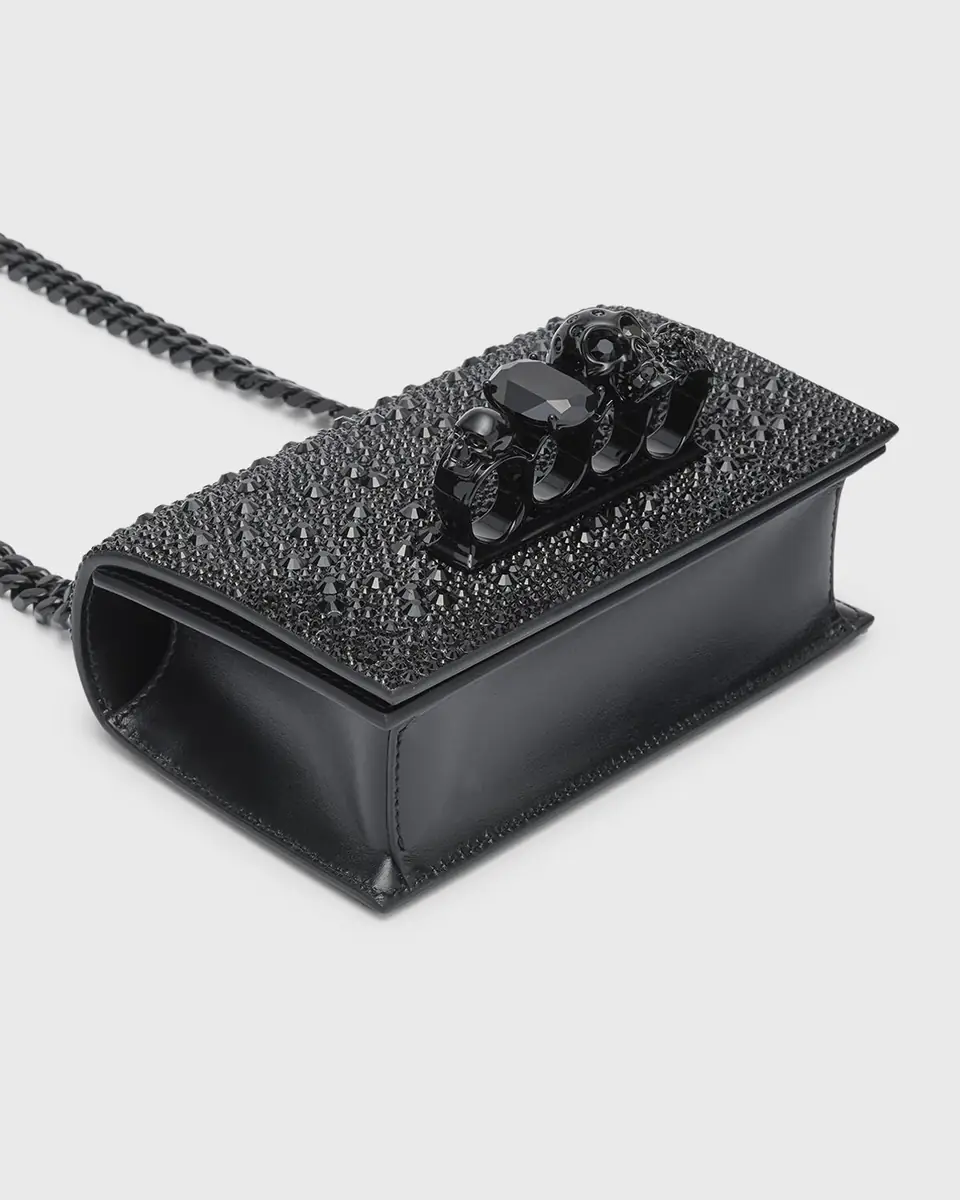 Alexander McQueen Mini Skull Jewel Chain Shoulder Bag | Thumbnail 7