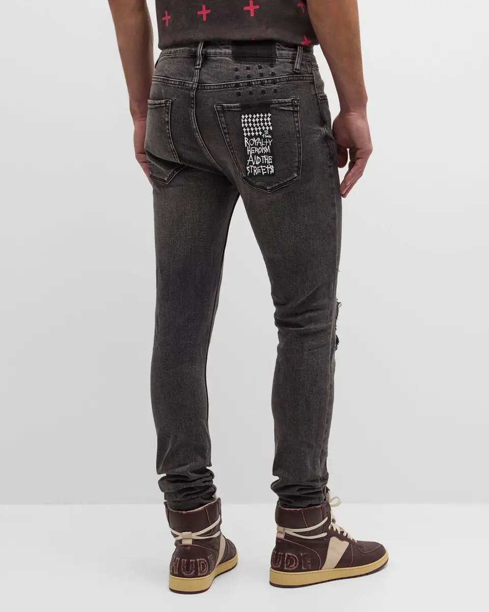 Ksubi Men's Van Winkle Angst Trashed Skinny Jeans | Thumbnail 3 Ksubi Men's Van Winkle Angst Trashed Skinny Jeans | Thumbnail 3