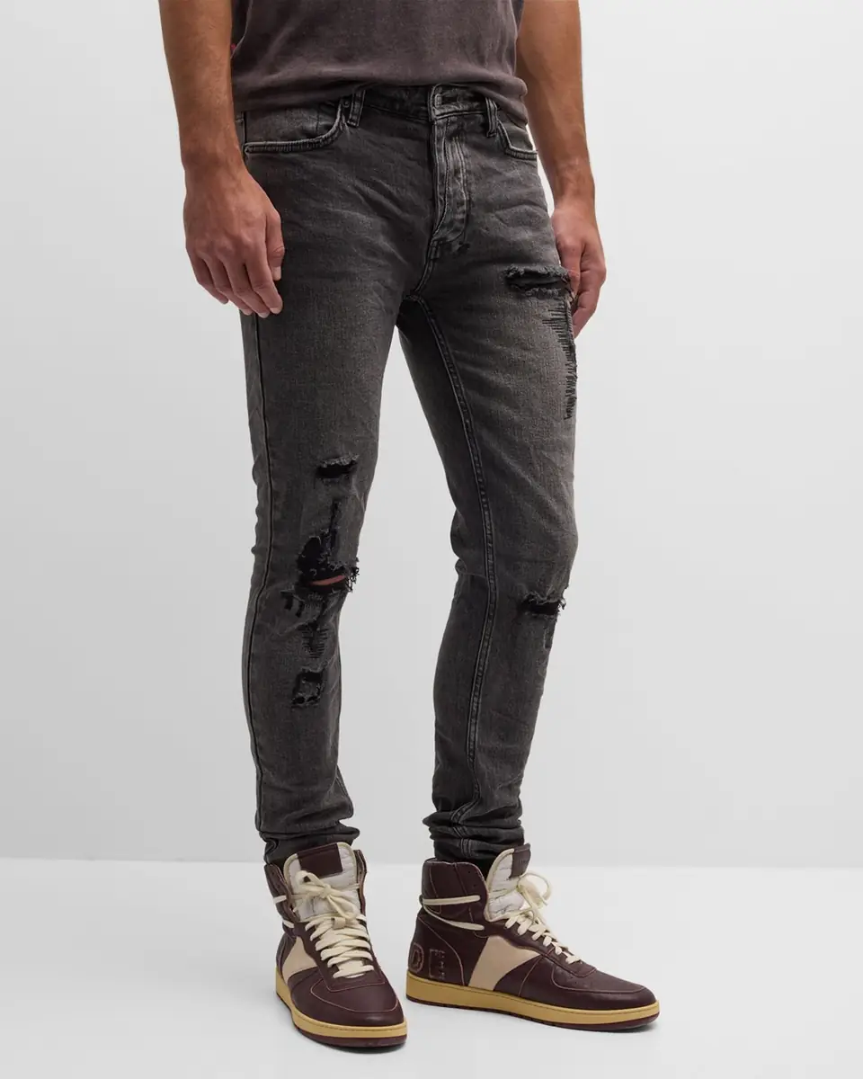 Ksubi Men's Van Winkle Angst Trashed Skinny Jeans | Thumbnail 4 Ksubi Men's Van Winkle Angst Trashed Skinny Jeans | Thumbnail 4