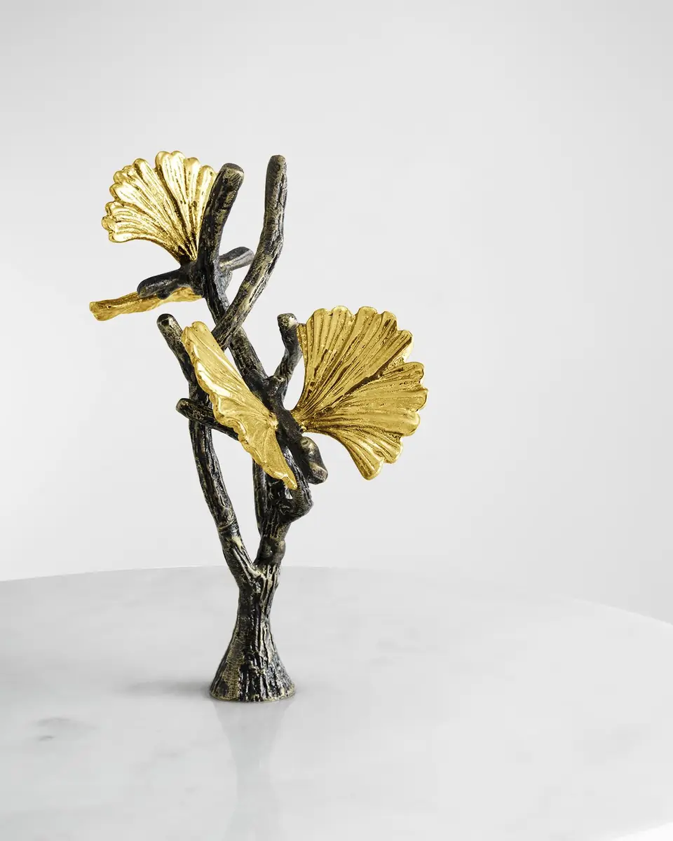 Michael Aram Butterfly Ginkgo Etagere Under counter | Thumbnail 4