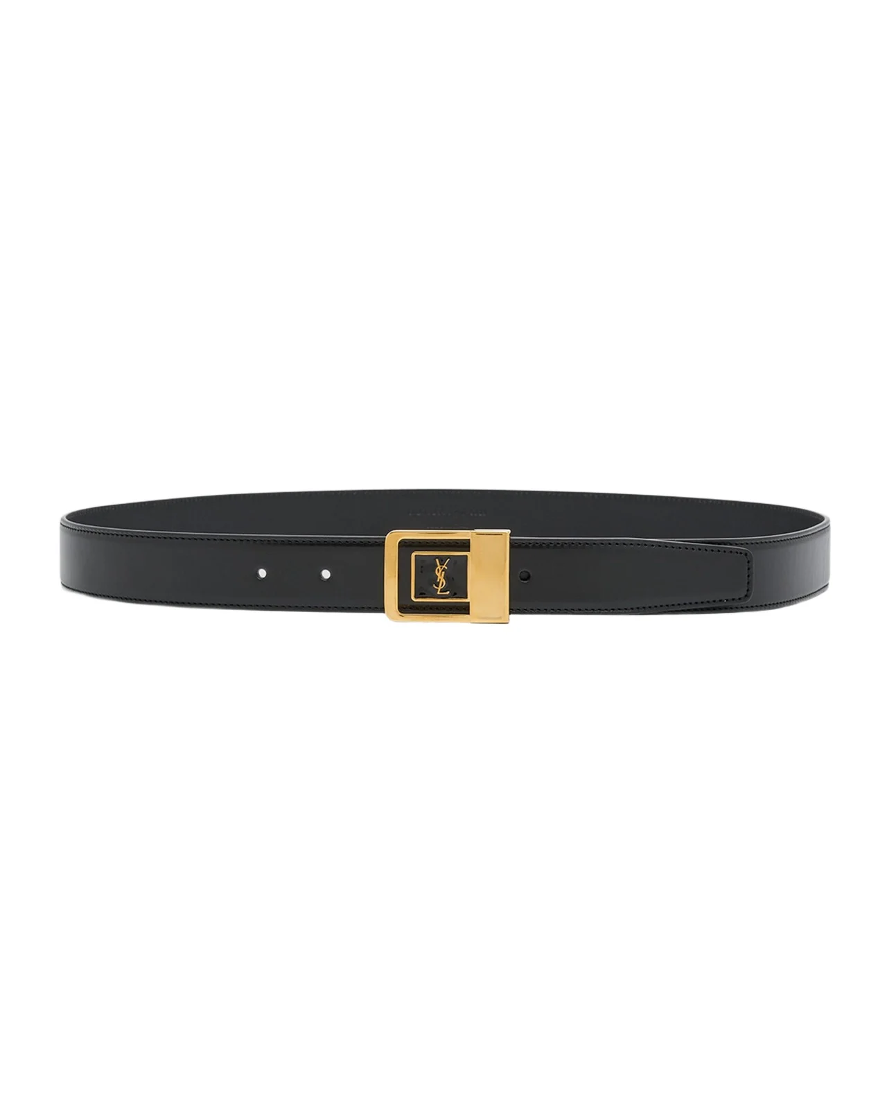 YSL Buckle Leather Belt