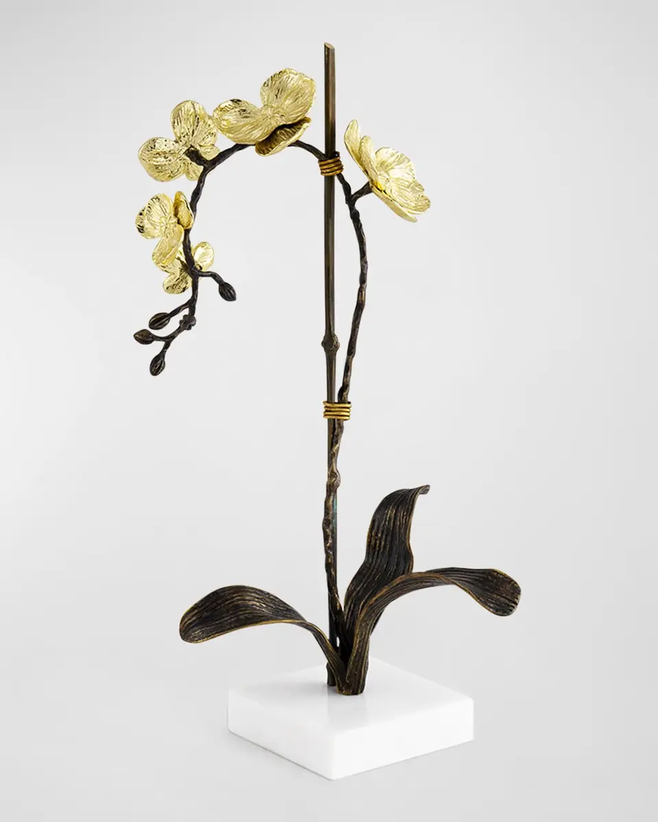 Michael Aram Gold Orchid Small Stem Sculpture | Thumbnail 2