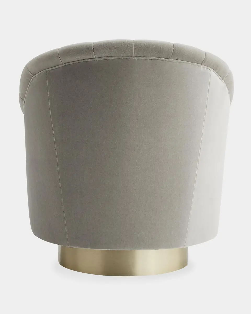 Arteriors Springsteen Velvet Swivel Chair | Thumbnail 2 Arteriors Springsteen Velvet Swivel Chair | Thumbnail 2