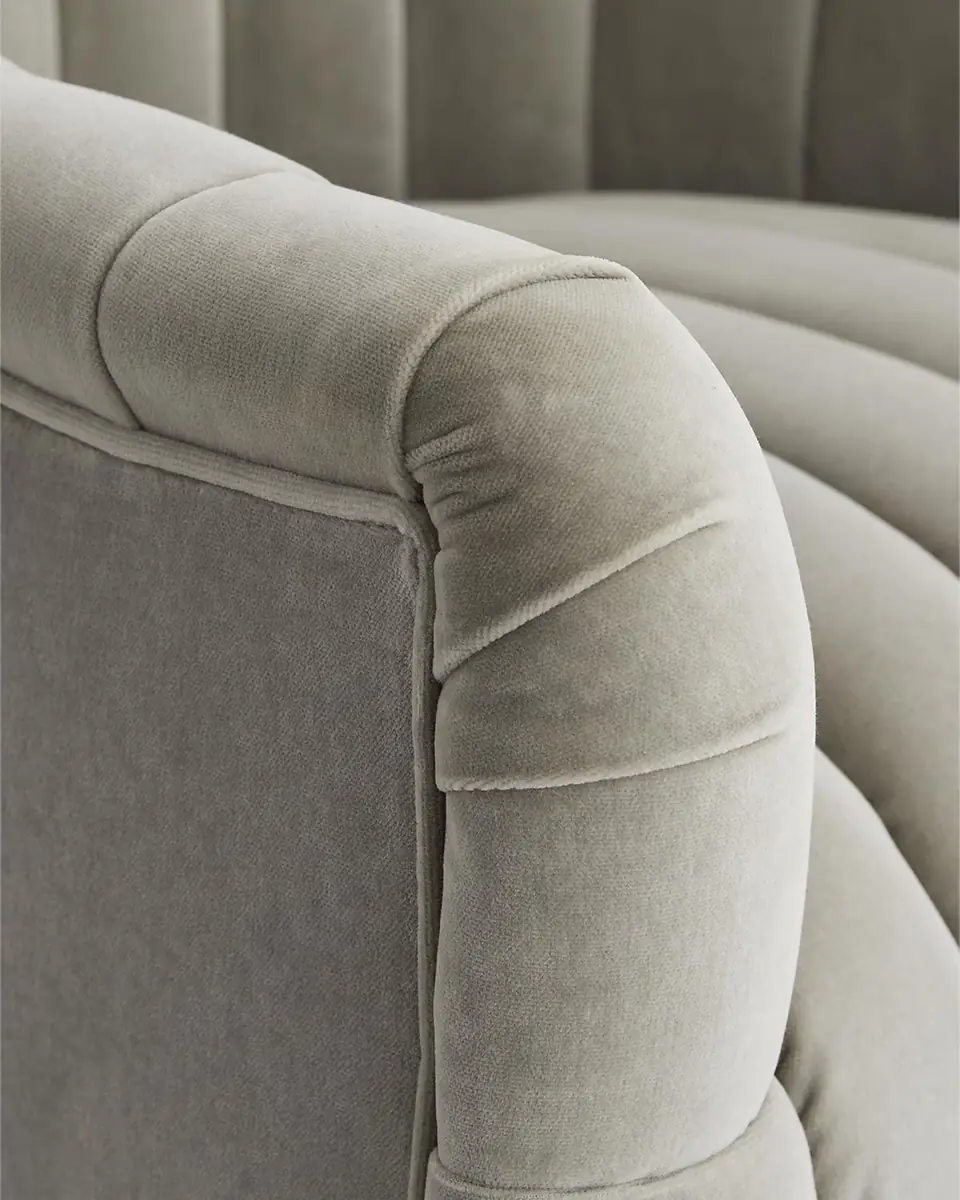 Arteriors Springsteen Velvet Swivel Chair | Thumbnail 3 Arteriors Springsteen Velvet Swivel Chair | Thumbnail 3