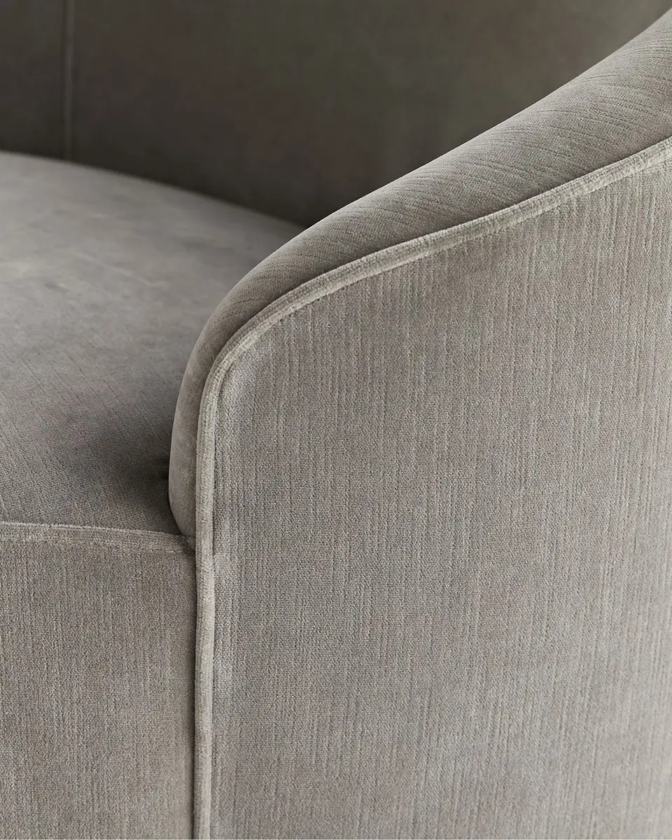 Arteriors Turner Velvet Chaise | Thumbnail 3
