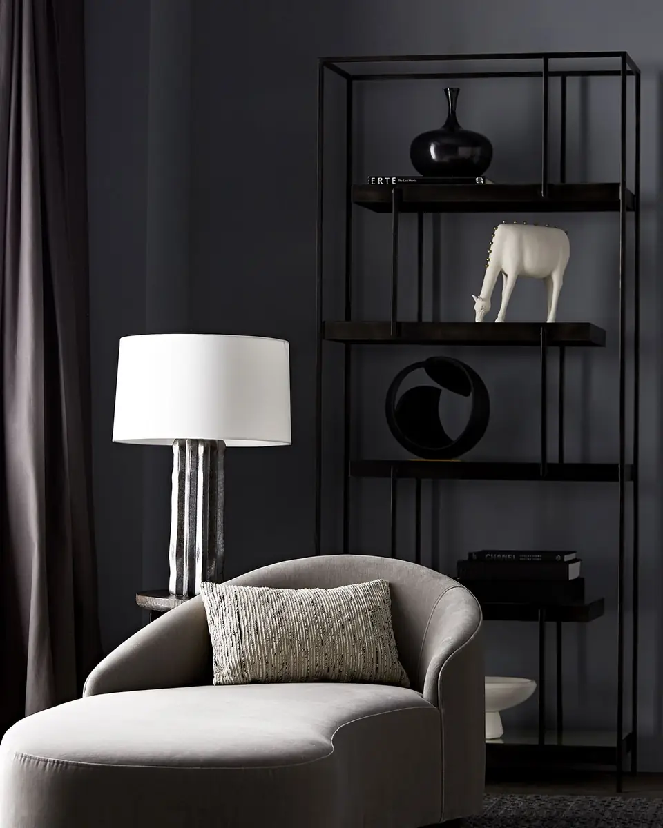 Arteriors Turner Velvet Chaise | Thumbnail 6