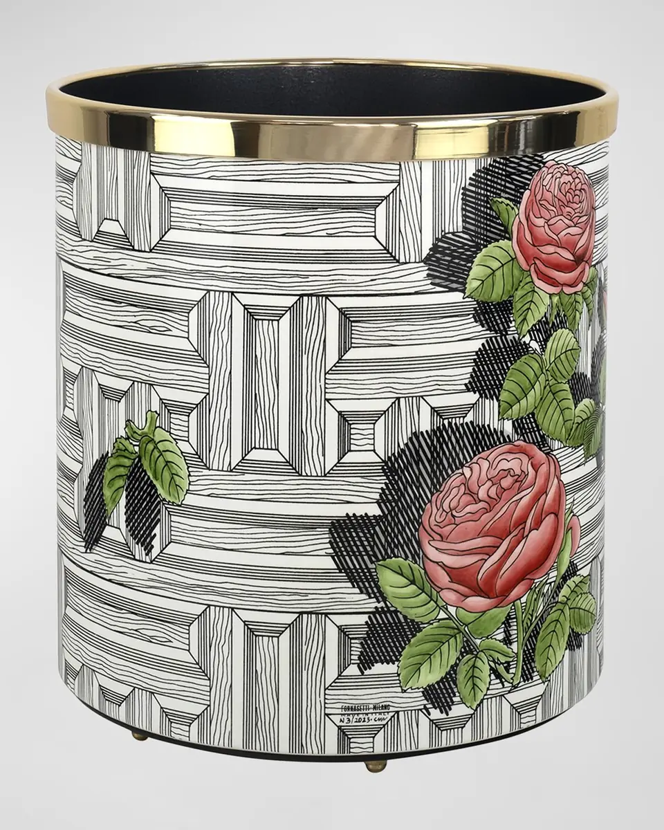 FORNASETTI Paper Basket - Musciarabia Con Rose Colore | Thumbnail 2 FORNASETTI Paper Basket - Musciarabia Con Rose Colore | Thumbnail 2