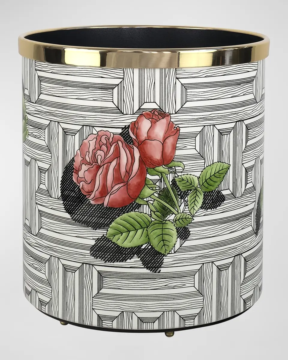 FORNASETTI Paper Basket - Musciarabia Con Rose Colore | Thumbnail 3 FORNASETTI Paper Basket - Musciarabia Con Rose Colore | Thumbnail 3