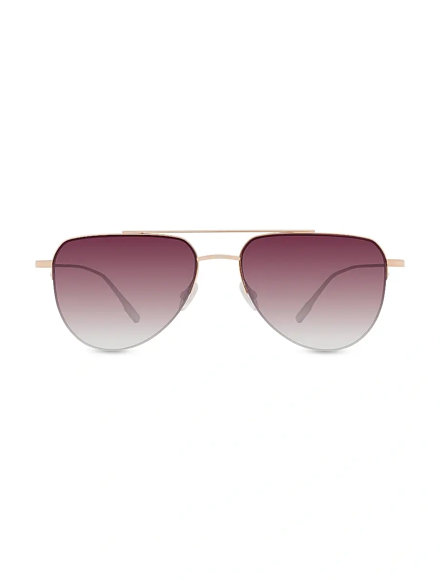 BARTON PERREIRA Women's McNair 55MM Aviator Sunglasses | Thumbnail 2 BARTON PERREIRA Women's McNair 55MM Aviator Sunglasses | Thumbnail 2