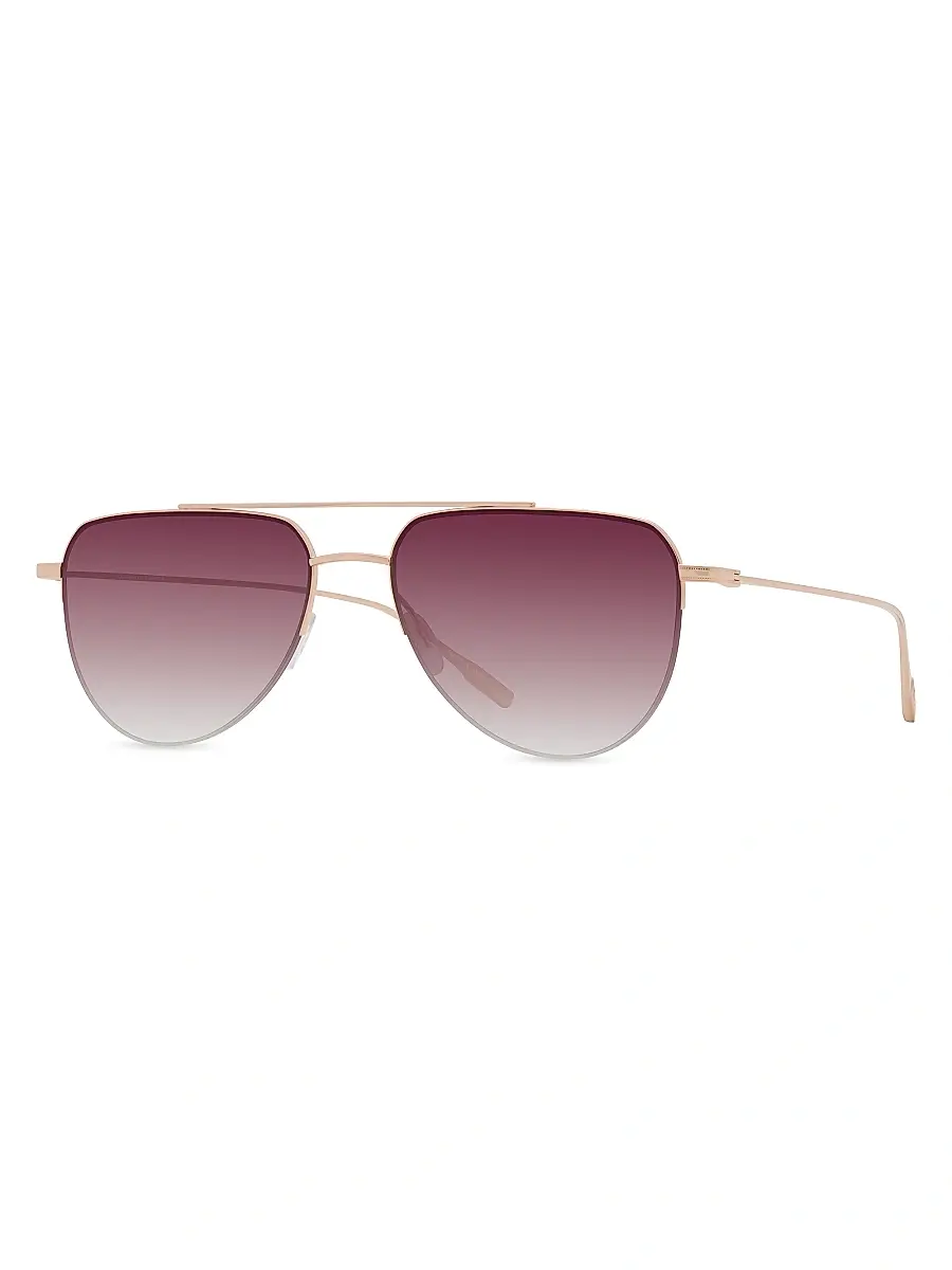 BARTON PERREIRA Women's McNair 55MM Aviator Sunglasses