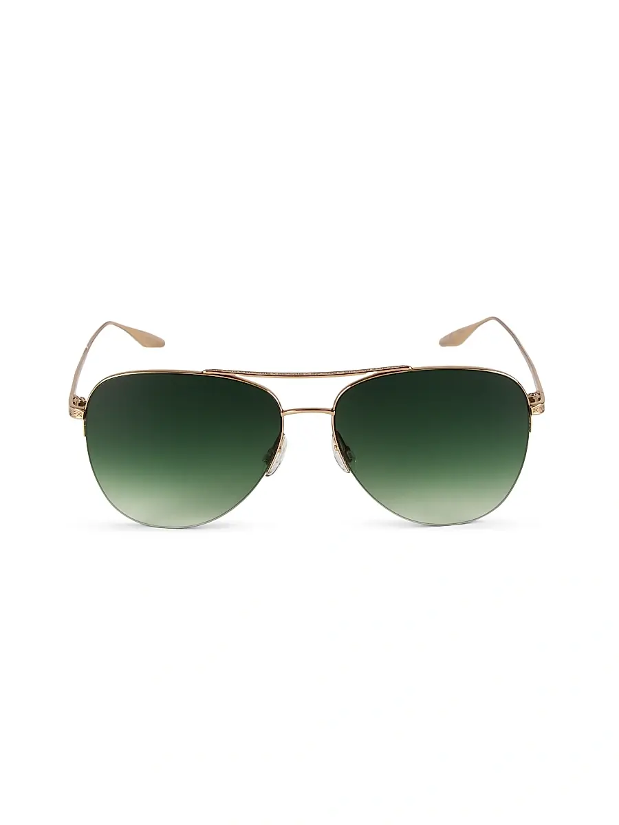 BARTON PERREIRA Men's Core Chevalier 57MM Aviator Sunglasses | Thumbnail 2 BARTON PERREIRA Men's Core Chevalier 57MM Aviator Sunglasses | Thumbnail 2